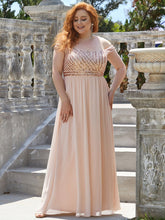 Load image into Gallery viewer, Plus Size Adorable Sweetheart Neckline A-line Evening Dress
