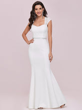 Load image into Gallery viewer, Cap Sleeve Sweetheart Mermaid Wedding Dress
