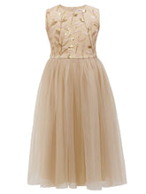 Load image into Gallery viewer, Dainty Sleeveless Tulle Flower Girl Dress with Sequin
