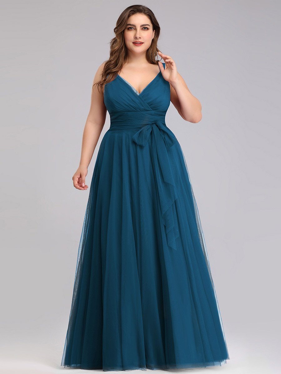 Plus Size Tulle Bridesmaid Dress