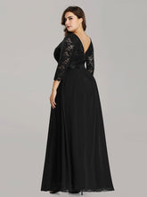 Load image into Gallery viewer, Plus Size Lace Long Sleeve Dress
