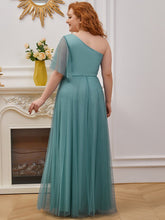 Load image into Gallery viewer, Plus Size Tulle Dress with Beaded Waistline
